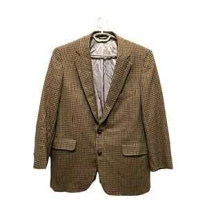 Mackenzie's Houndstooth Sport Coat Men's Vintage 1987 Made in USA Size 42R Flaw